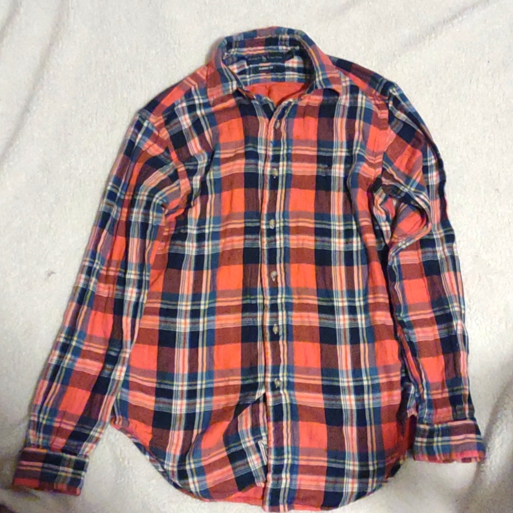 Ralph Lauren Polo Plaid Button up
